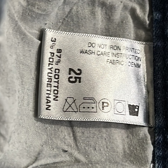 Nikisix Denim Brand Blue Lady Jean Size 25 - Picture 5 of 11